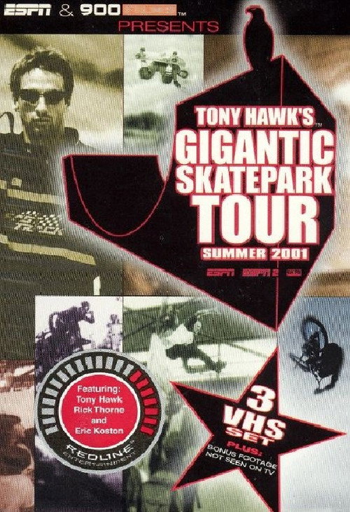 Movie poster for Tony Hawk's Gigantic Skatepark Tour 2001 (2001)