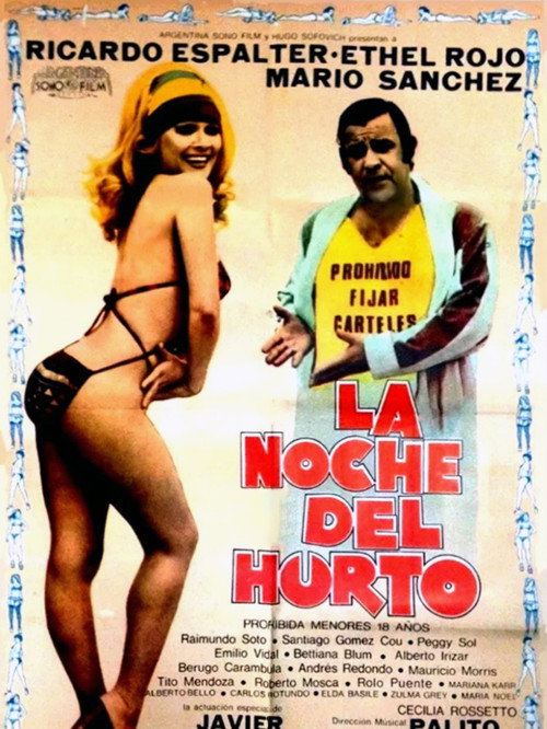 Movie poster for La noche del hurto (1976)