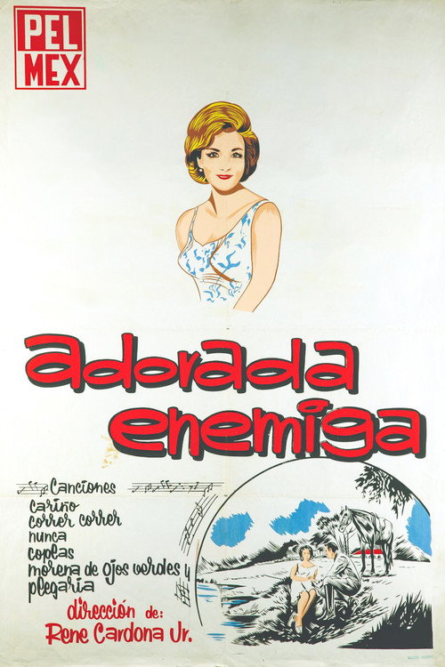 Movie poster for Adorada enemiga (1965)