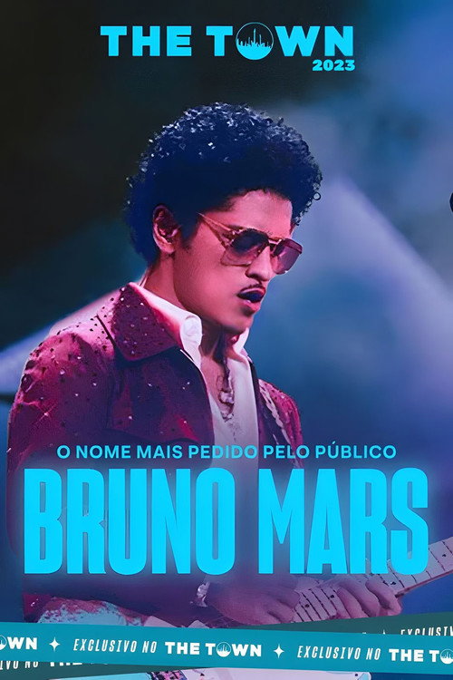 Movie poster for Bruno Mars The Town 2023 (2023)