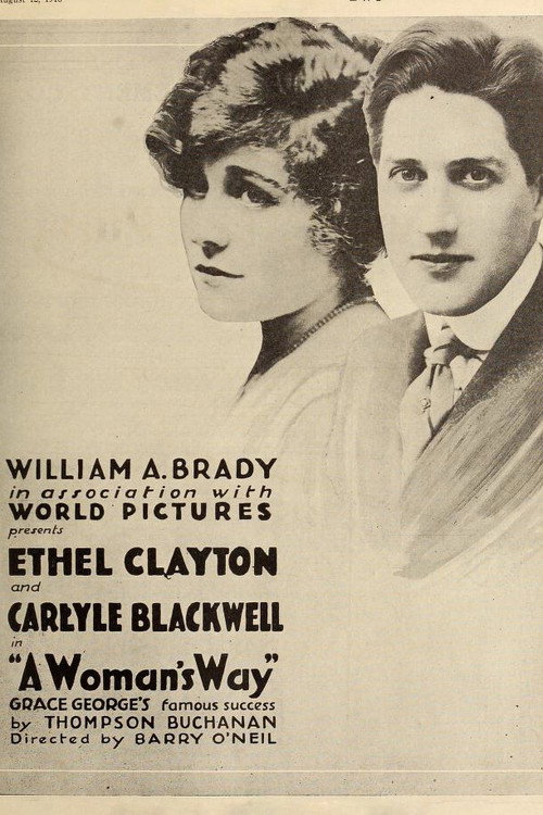 Movie poster for A Woman's Way (1916)