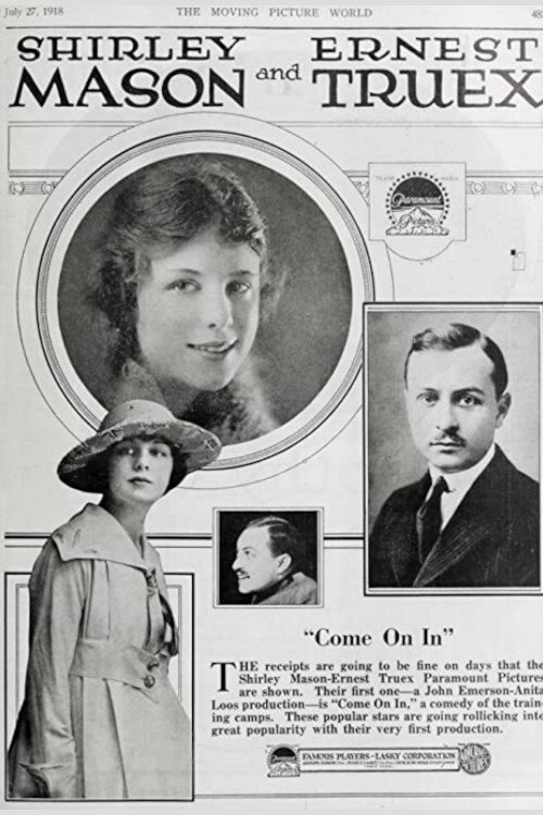 Movie poster for Come on In (1918)
