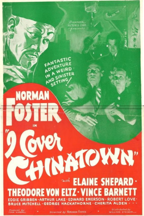 Movie poster for I Cover Chinatown (1936)