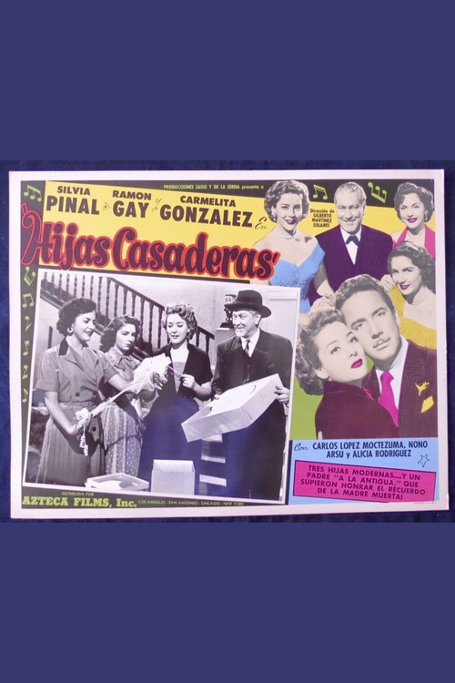 Movie poster for Hijas casaderas (1954)