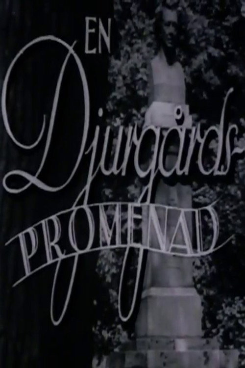 Movie poster for En Djurgårdspromenad (1939)