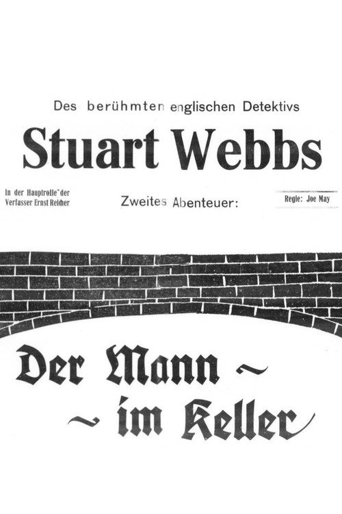 Movie poster for Stuart Webbs: The Man in the Cellar (1914)