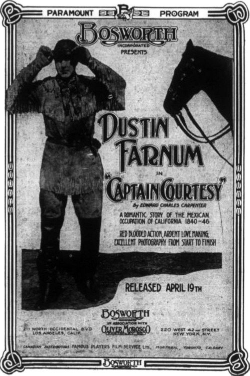 Movie poster for Captain Courtesy (1915)