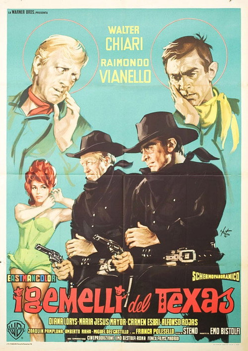 Movie poster for Twins from Texas (1964)