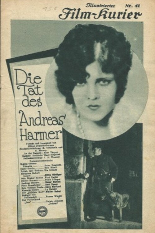 Movie poster for The Act of Andreas Harmer (1930)