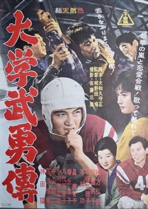 Movie poster for Daigaku buyū-den (1961)