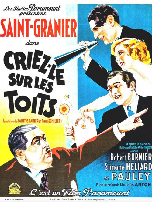 Movie poster for Shout It from the House Tops (1932)