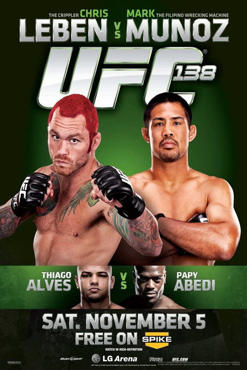 Movie poster for UFC 138: Leben vs. Muñoz (2011)