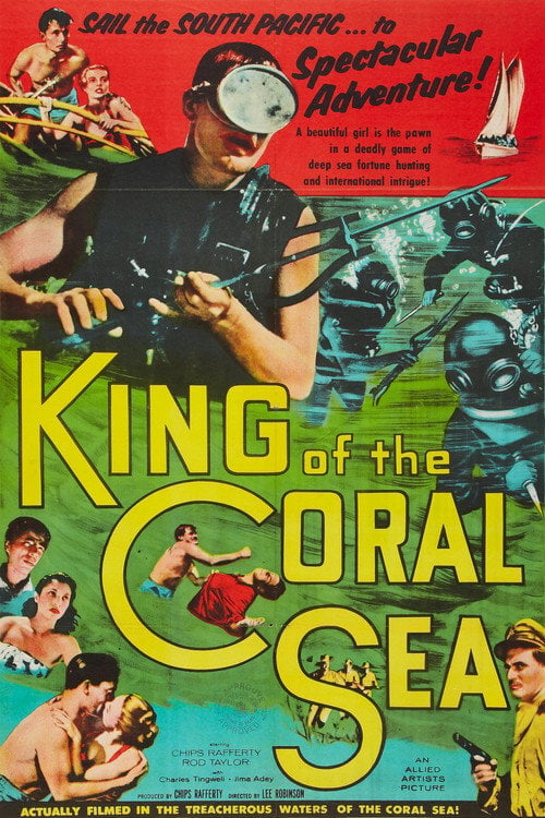 Movie poster for King of the Coral Sea (1954)
