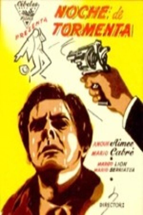 Movie poster for Noche de tormenta (1955)