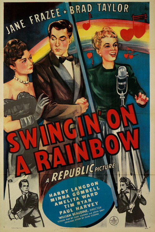 Movie poster for Swingin' on a Rainbow (1945)