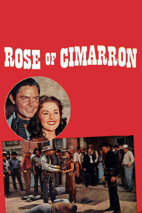Movie poster for Rose of Cimarron (1952)