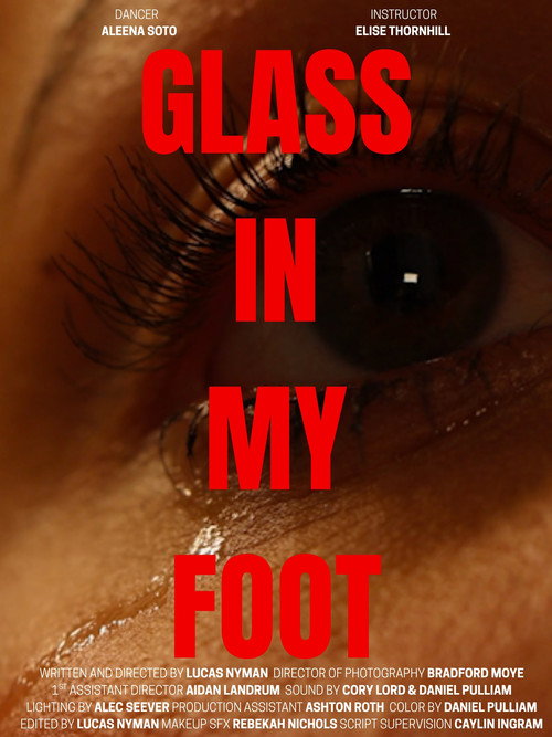 Movie poster for GLASS IN MY FOOT