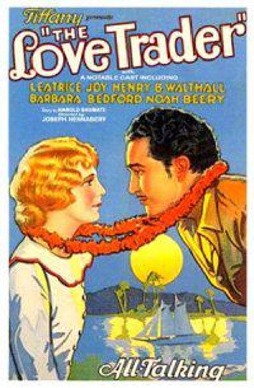 Movie poster for The Love Trader (1930)