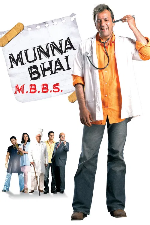 Movie poster for Munna Bhai M.B.B.S. (2003)