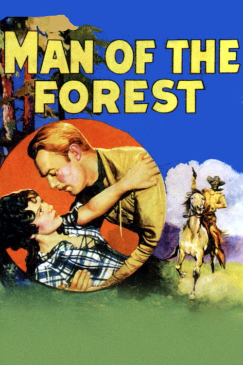 Movie poster for Man of the Forest (1933)