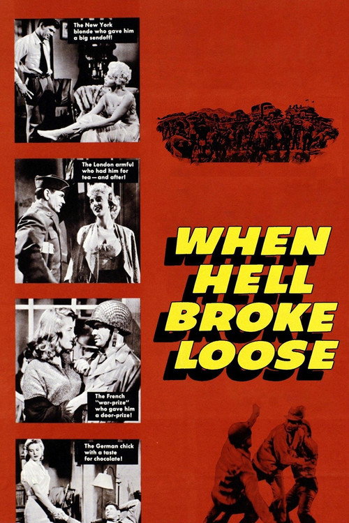 Movie poster for When Hell Broke Loose (1958)