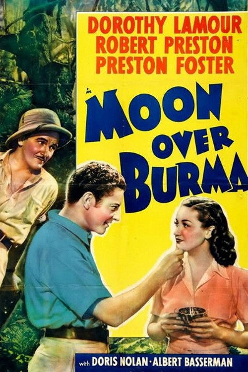 Movie poster for Moon Over Burma (1940)