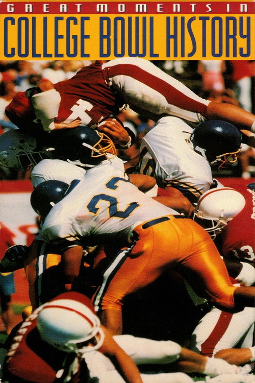 Movie poster for Great Moments in College Bowl History (1992)