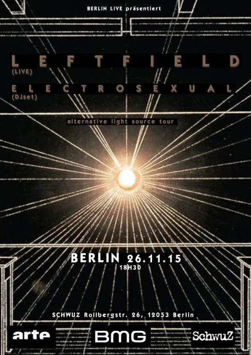 Movie poster for Leftfield : live in Berlin (2016)