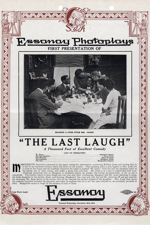 Movie poster for The Last Laugh (1913)