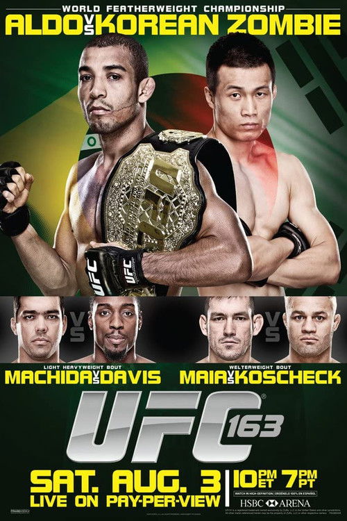 Movie poster for UFC 163: Aldo vs Korean Zombie (2013)