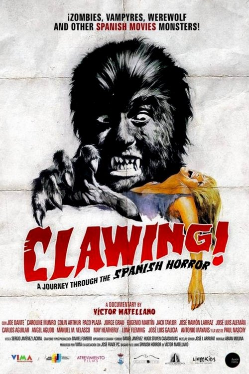 Movie poster for Clawing! A Journey Through the Spanish Horror (2014)