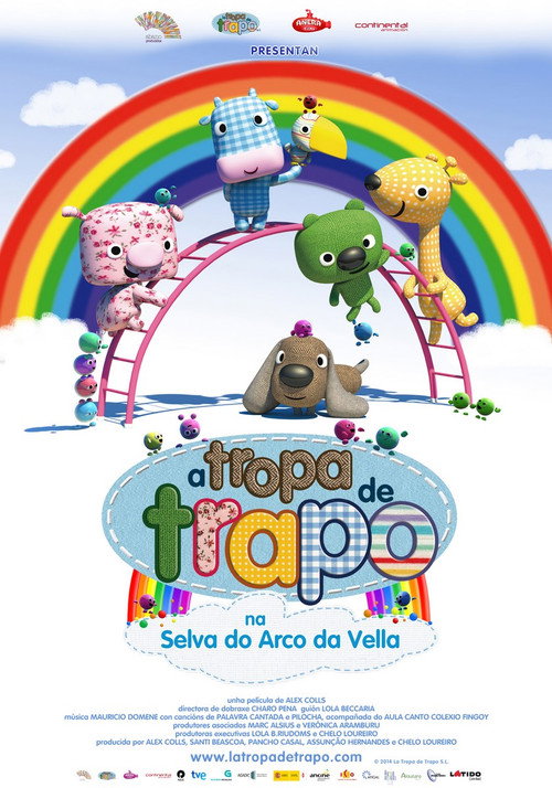 Movie poster for The Rag Troop in the Rainbow Jungle (2014)