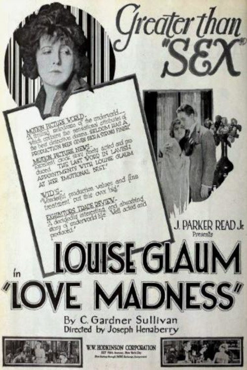 Movie poster for Love Madness (1920)