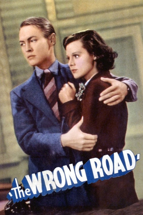 Movie poster for The Wrong Road (1937)