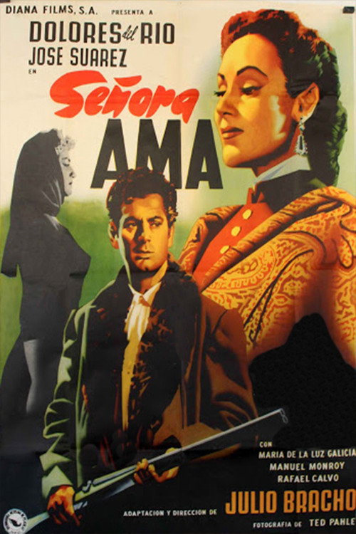 Movie poster for Señora ama (1955)