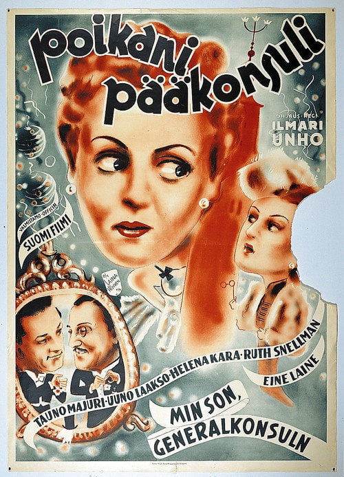 Movie poster for Poikani pääkonsuli (1940)