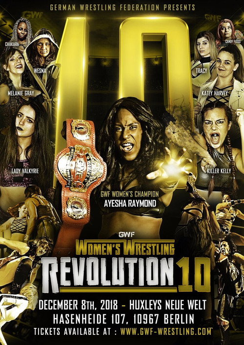 Movie poster for GWF. Women Wrestling Revolution 10 (2018)