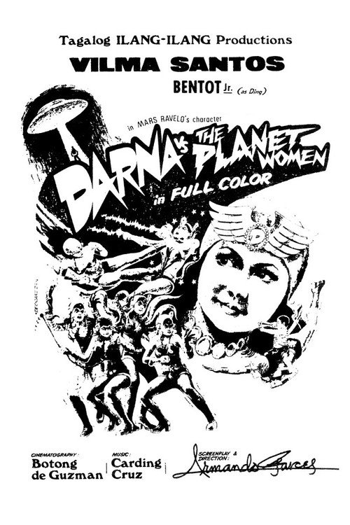 Movie poster for Darna vs. The Planet Women (1975)