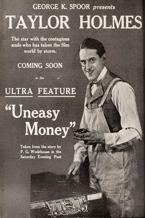 Movie poster for Uneasy Money (1918)