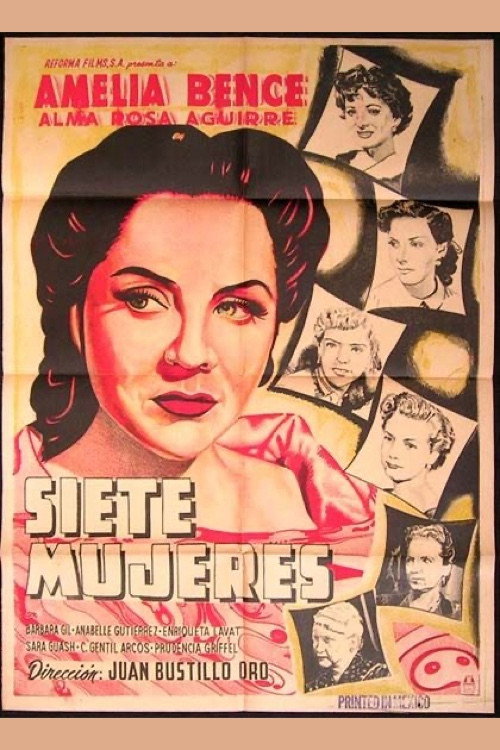 Movie poster for Siete mujeres (1953)