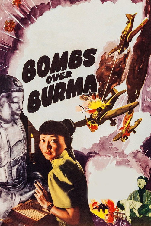 Movie poster for Bombs Over Burma (1942)