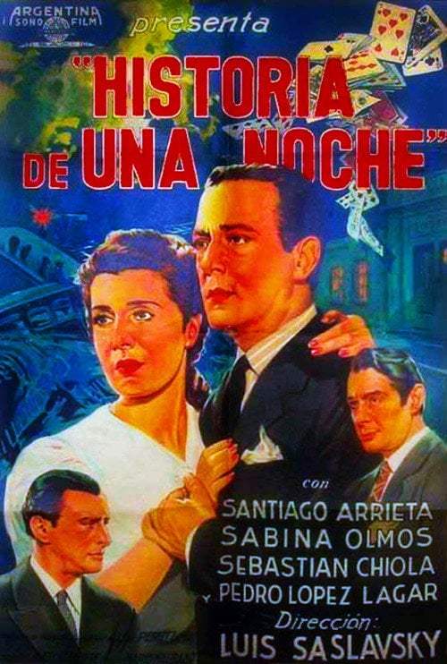 Movie poster for Story of a Single Night (1941)
