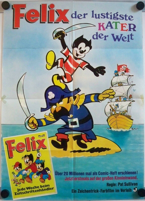 Movie poster for Felix, the World's Funniest Cat (1972)