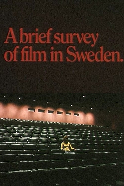 Movie poster for A Brief Survey of Film in Sweden (1971)
