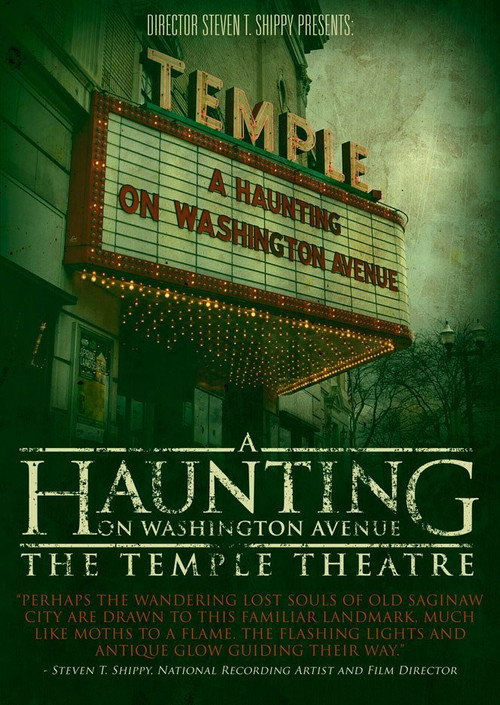 Movie poster for A Haunting on Washington Avenue: The Temple Theatre (2014)