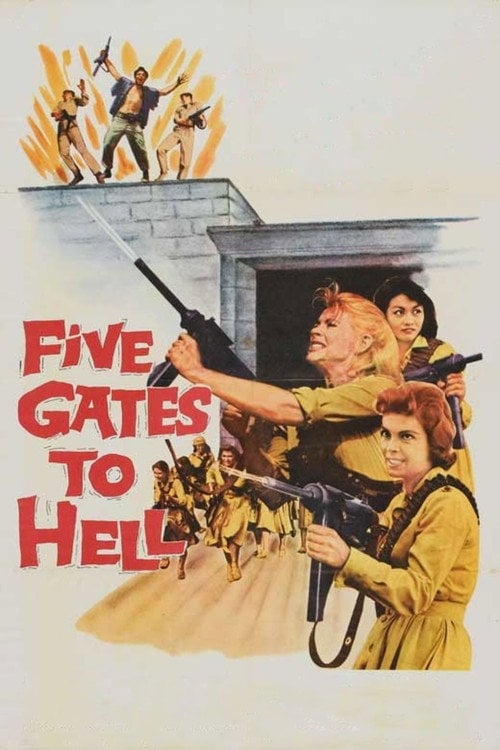 Movie poster for Five Gates to Hell (1959)