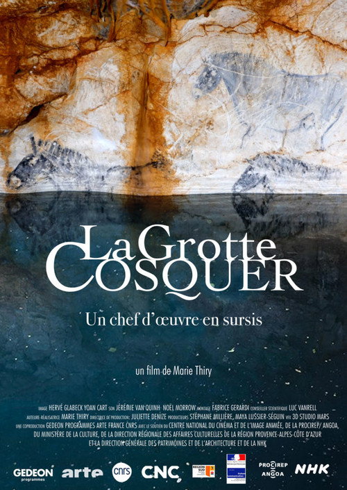 Movie poster for The Mysteries of Cosquer Cave (2022)