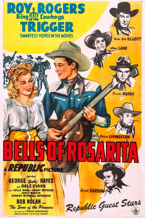 Movie poster for Bells of Rosarita (1945)