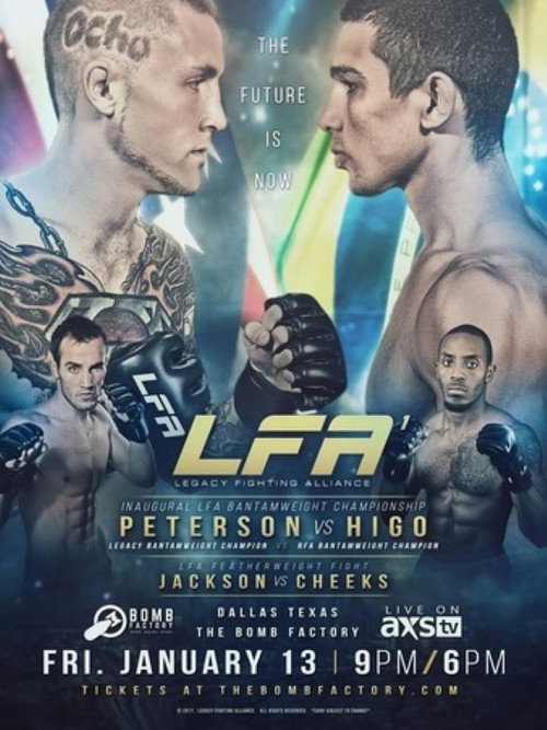 Movie poster for LFA 1: Peterson vs. Higo (2017)