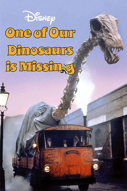 Movie poster for One of Our Dinosaurs Is Missing (1975)